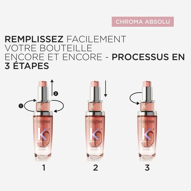 DUO CHROMA HUILE CAPILLAIRE ÉCLAT RADIANCE + RECHARGE photo 2