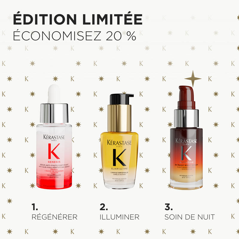 Kérastase Mini Iconics Trio — Coffret de Noël 2026 — Trio de soins iconiques photo 1
